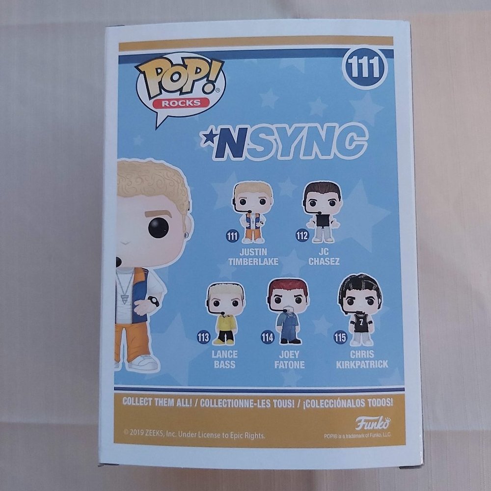 Funko- N'sync Justin Timberlake - Picture 5 of 7